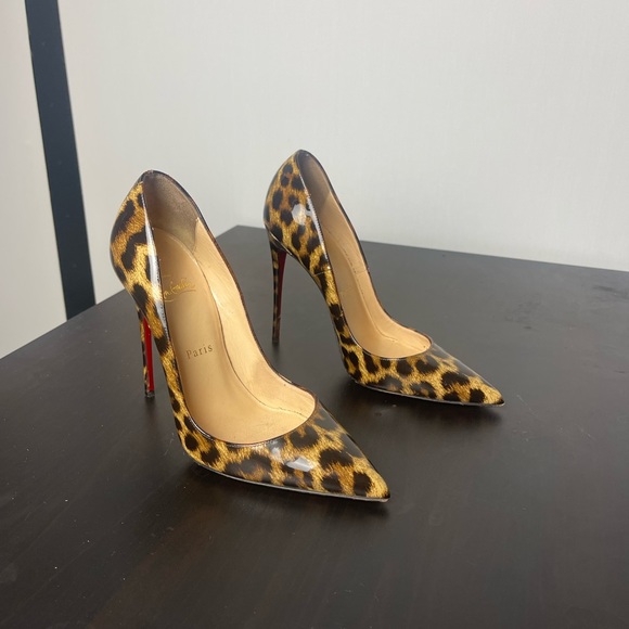 So Kate Leopard Print Patent Leather Pumps - Picture 1 of 8